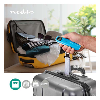 Nedis Bagageweegschaal | Nedis (KG en Lbs, Tarrafunctie) SCLU112BU K170407016 - 7
