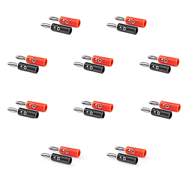 Nedis Banaanstekker | M | Nedis | 10 stuks (Vernikkeld) CAGB26900VA V060203040 - 1