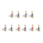 Nedis Banaanstekker | M | Nedis | 5 stuks (24K verguld, 7.0 mm) CAGC26990ME V060203035 - 1