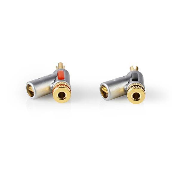Nedis Banaanstekker | M | Nedis (24K verguld, 7.0 mm, 2 stuks) CAGC26990ME N060203035 - 4