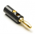 Banaanstekker | M | Nedis (Verguld, 4.5 mm)