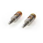 Nedis Banaanstekker | M | Nedis (Verguld, Schroefklem, 3 mm, 2 stuks) CATB26900GD K010411141 - 2