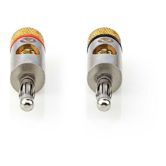 Nedis Banaanstekker | M | Nedis (Verguld, Schroefklem, 3 mm, 2 stuks) CATB26900GD K010411141 - 3