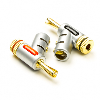 Nedis Banaanstekker | Nedis (24K verguld, Mannelijk, 7.0 mm, 2 stuks) CAGC26990ME N060203035 - 1