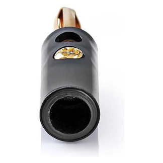 Nedis Banaanstekker | Nedis (Verguld, Mannelijk, 4.5 mm, Zwart) CAVC26900BKG N060203031 - 4
