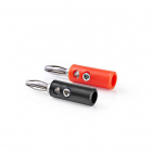 Nedis Banaanstekker | Nedis (Verguld, Mannelijk) CAGB26900VA K060203040 Nedis Banaanstekker | Nedis (Verguld, Mannelijk) CAGB26900VA K060203040