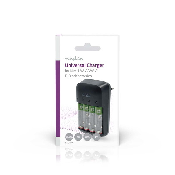 Nedis Batterij oplader | Nedis (NiMH/NiCd AA/AAA/9V batterijen, led indicator) BACH07 K105005262 - 4