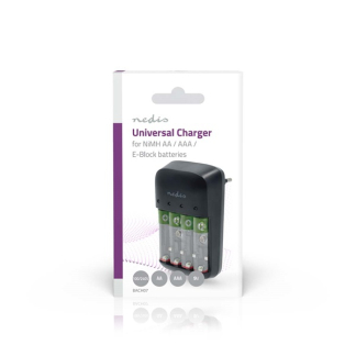 Nedis Batterij oplader | Nedis (NiMH/NiCd AA/AAA/9V batterijen, led indicator, Ontladen) BACH07 K105005262 - 4
