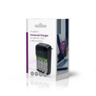 Nedis Batterij oplader | Nedis (NiMH/NiCd AA/AAA/9V batterijen, led indicator, Ontladen) BACH07 K105005262 - 5