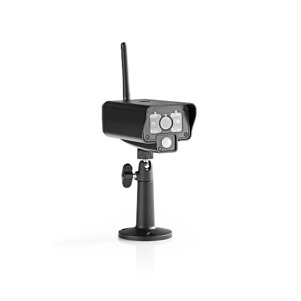 Nedis Beveiligingscamera uitbreidingsset | Nedis | CSWL120CBK/CSWL140CBK (2.4GHz, 10 meter nachtzicht, Binnen/Buiten) CSWL1C20CBK N170406228 - 1