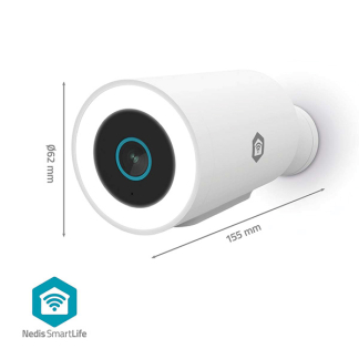 Nedis Beveiligingscamera wifi | Nedis SmartLife (3MP, Nachtzicht, Bewegingsdetectie, Buiten) WIFICO15CWT K170103370 - 8