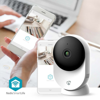Nedis Beveiligingscamera wifi | Nedis SmartLife (Full HD, 10 meter nachtzicht, Bewegingsdetectie, Gespreksfunctie, Binnen) WIFICI12CWT K170406244 - 7