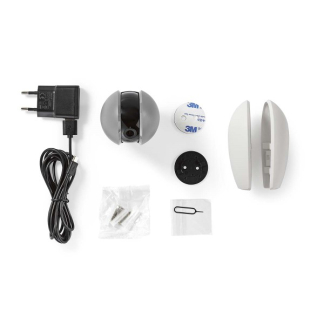 Nedis Beveiligingscamera wifi | Nedis SmartLife (Full HD, Draaifunctie, 10 meter nachtzicht, Binnen) WIFICI21CGY K170501529 - 