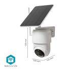 Nedis Beveiligingscamera wifi | Nedis SmartLife (Full HD, Nachtzicht tot 10 meter, Oplaadbaar, Bewegingsdetectie, Buiten, Zonnepaneel) WIFICBO51WTN K170103377 - 7