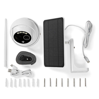 Nedis Beveiligingscamera wifi | Nedis SmartLife (Full HD, Nachtzicht tot 10 meter, Oplaadbaar, Bewegingsdetectie, Buiten, Zonnepaneel) WIFICBO51WTN K170103377 - 8