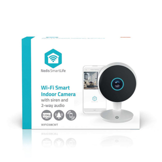 Nedis Beveiligingscamera wifi | Nedis SmartLife (HD, Nachtzicht tot 10 meter, Bewegingsdetectie, Gespreksfunctie, Sirene, Binnen) WIFICI08CWT K170103371 - 6