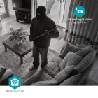 Nedis Beveiligingscamera wifi | Nedis SmartLife (HD, Nachtzicht tot 10 meter, Draaifunctie, Bewegingsdetectie, Gespreksfunctie, Sirene, Binnen) WIFICI23CWT K170103372 - 7