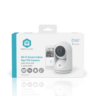 Nedis Beveiligingscamera wifi | Nedis SmartLife (HD, Nachtzicht tot 10 meter, Draaifunctie, Bewegingsdetectie, Gespreksfunctie, Sirene, Binnen) WIFICI23CWT K170103372 - 9