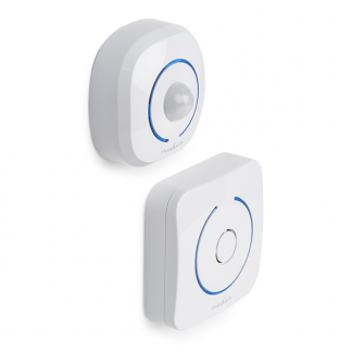 Nedis Bewegingsmelder | Nedis (Batterijen, Draadloos, 433 MHz, 8 melodieën, 85 dB) ALRMMW20WT K170501123 - 1