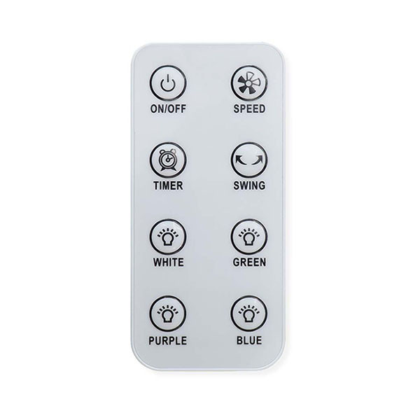 Nedis Bladloze ventilator | Nedis | 17.5 x 19 x 58 cm (Netstroom, Zwenkfunctie, Afstandsbediening, 3 Snelheden, 50W, Wit) FNBS1WT K150301071 - 5