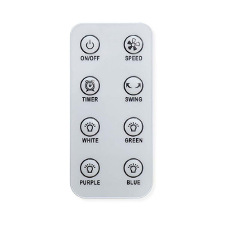 Nedis Bladloze ventilator | Nedis | 17.5 x 19 x 58 cm (Netstroom, Zwenkfunctie, Afstandsbediening, 3 Snelheden, 50W, Wit) FNBS1WT K150301071 - 5