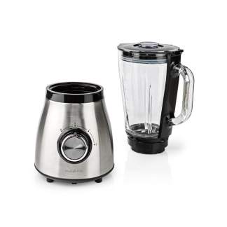 Nedis Blender | Nedis (800W, 1.5 liter, 2 snelheden, Pulseerstand, Glas) KABL350CAL K170108112 - 2
