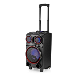 Nedis Bluetooth speaker | Nedis (Afstandsbediening, Hout, Microfoon, RGB, 120W) SPPT800BK K070501265 - 