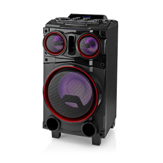 Nedis Bluetooth speaker | Nedis (Afstandsbediening, Hout, Microfoon, RGB, 120W) SPPT800BK K070501265 - 