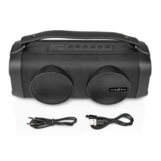 Nedis Bluetooth speaker | Nedis (True Wireless Stereo, Microfoon, RGB, 24W) SPBB306BK K070501208 - 