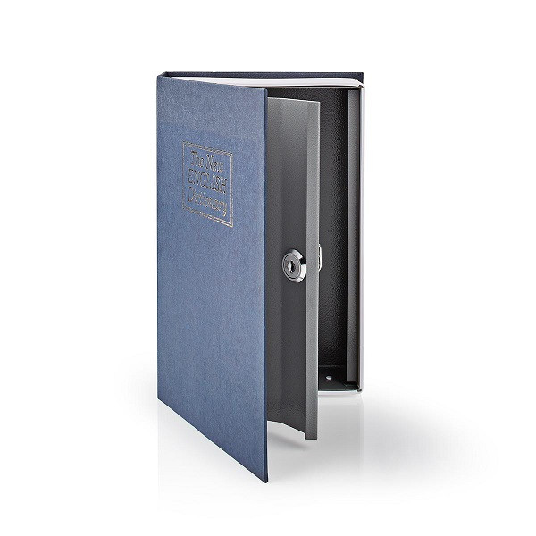 Nedis Boekkluis | Nedis (Sleutelslot, Koudgewalst staal, Middelgroot formaat) BOOKSEDM01BU K170404301 - 1