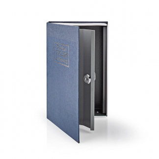 Nedis Boekkluis | Nedis (Sleutelslot, Koudgewalst staal, Middelgroot formaat) BOOKSEDM01BU K170404301