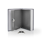 Nedis Boekkluis | Nedis (Sleutelslot, Koudgewalst staal, Middelgroot formaat) BOOKSEDM01BU K170404301 - 4