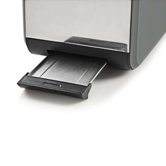 Nedis Broodrooster | Nedis (6 standen, Brede sleuven, Ontdooifunctie, RVS, Grijs) KABT510EGY K170108042 - 3