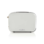 Nedis Broodrooster | Nedis (6 standen, Brede sleuven, Ontdooifunctie, RVS, Wit) KABT510EWT K170108041 - 2