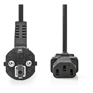Nedis C13 kabel | Nedis | 2 meter (Haaks) CEGL10015BK20 CEGP10015BK20 N010803054