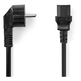 Nedis C13 kabel | Nedis | 2 meter (Haaks) CEGL10015BK20 CEGP10015BK20 N010803054 - 2