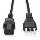 Nedis C13 kabel | Nedis | 2 meter (Italië) CEGP11300BK20 N010803126 Nedis C13 kabel | Nedis | 2 meter (Italië) CEGP11300BK20 N010803126