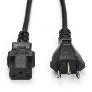 Nedis C13 kabel | Nedis | 2 meter (Zwitserland) CEGL11200BK20 CEGP11200BK20 N010803108 - 1