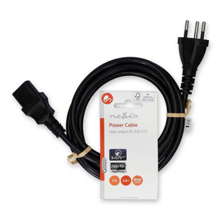 Nedis C13 kabel | Nedis | 2 meter (Zwitserland) CEGL11200BK20 CEGP11200BK20 N010803108 - 4