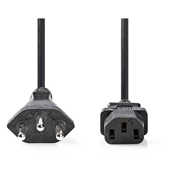 Nedis C13 kabel | Nedis | 2 meter (Zwitserland) CEGL11200BK20 CEGP11200BK20 N010803108 - 2