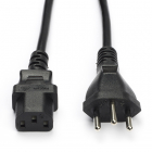 Nedis C13 kabel | Nedis | 2 meter (Zwitserland) CEGP11200BK20 N010803108 Nedis C13 kabel | Nedis | 2 meter (Zwitserland) CEGP11200BK20 N010803108