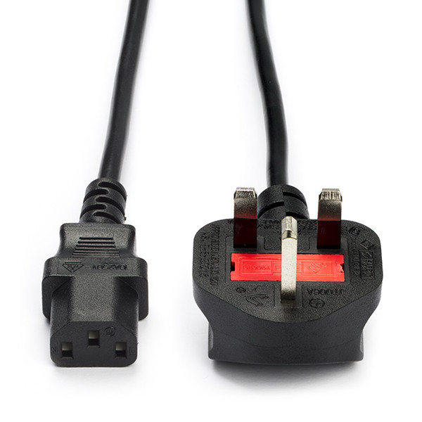 Nedis C13 kabel | Nedis | 5 meter (Groot-Brittannië, Haaks) CEGL11100BK50 CEGP11100BK50 N010803092 - 1