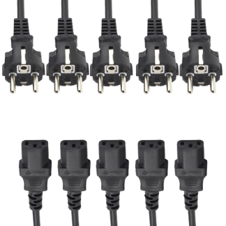 Nedis C13 kabel | Nedis | 5 stuks | 2 meter  V010803000 - 1