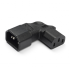 Nedis C14 naar C13 connector | Nedis (Links/Rechts) PCGP11904BK K010806139 Nedis C14 naar C13 connector | Nedis (Links/Rechts) PCGP11904BK K010806139