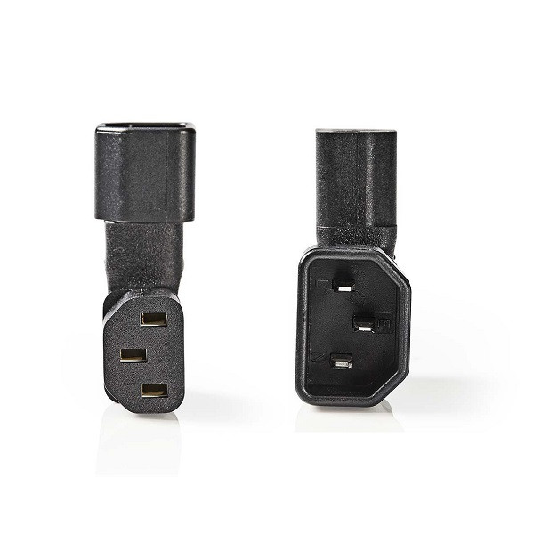 Nedis C14 naar C13 connector | Nedis (Omhoog/Omlaag) CEGB11903BK PCGP11903BK K010806140 - 1