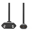 Nedis C1 kabel | Nedis | 2 meter (Gedraaid) CEGL11062BK20 PCGP11062BK20 N010800017 - 3
