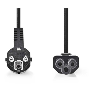Nedis C5 kabel | Nedis | 2 meter (Haaks) CEGL10100BK20 CEGP10100BK20 N010801017