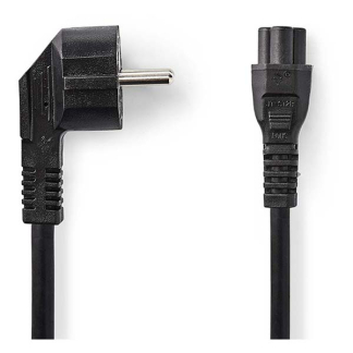 Nedis C5 kabel | Nedis | 2 meter (Haaks) CEGL10100BK20 CEGP10100BK20 N010801017 - 2