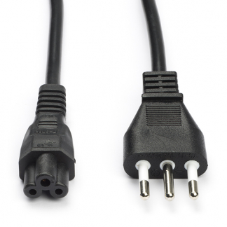 Nedis C5 kabel | Nedis | 2 meter (Italië) CEGL11320BK20 CEGP11320BK20 N010801068 - 1