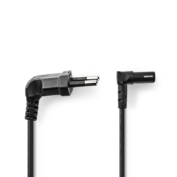 Nedis C7 kabel | Nedis | 2 meter (Haaks, Omhoog/omlaag) CEGL11075BK20 PCGP11075BK20 K010806188 - 1